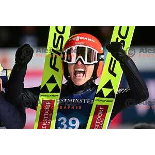 Katharina Althaus at Ski jumping Women Normal Hill at Planica 2023 World Nordic Championships, Slovenia on February 23, 2023