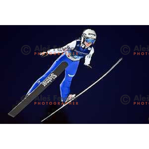 Nika Prevc competes at Ski jumping Women Normal Hill at Planica 2023 World Nordic Championships, Slovenia on February 23, 2023