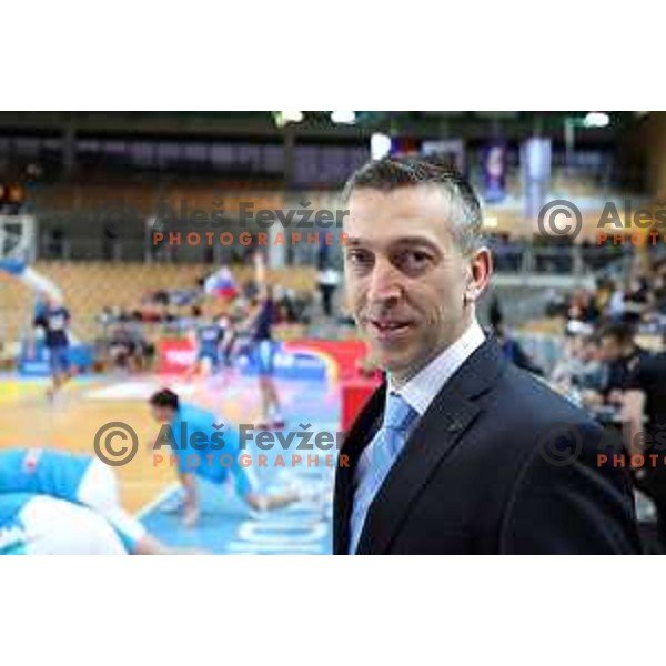 Dejan Mihevc during FIBA basketball World Cup 2023 European Qualifiers between Slovenia and Israel in Koper, Slovenia on February 27, 2023