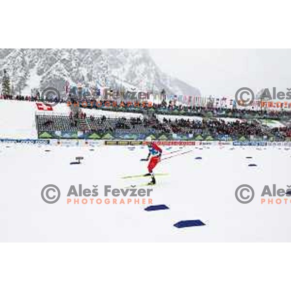 Johannes Hoesflot Klaebo (NOR) competes at Cross country Men 15 km Interval start Free at Planica 2023 World Nordic Championships, Slovenia on March 1, 2023