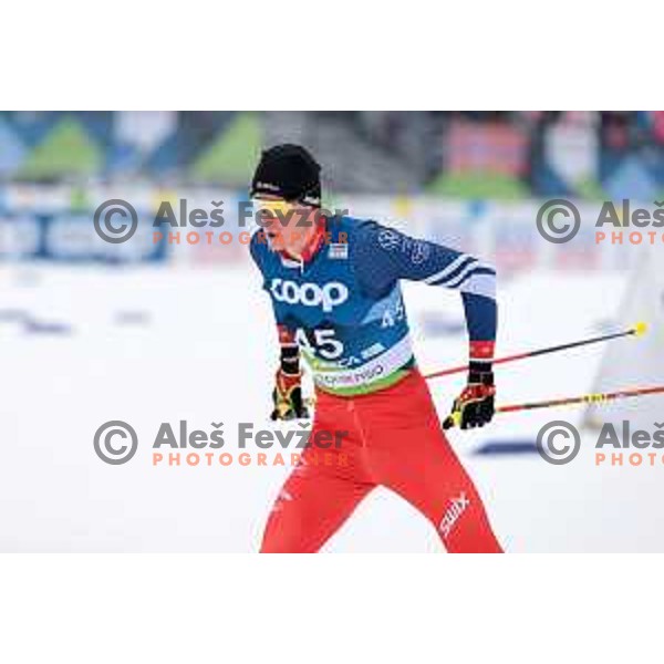 Tomas Lukes (CZE) competes at Cross country Men 15 km Interval start Free at Planica 2023 World Nordic Championships, Slovenia on March 1, 2023