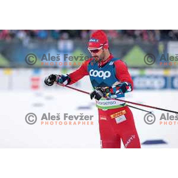 Hans Christer Holund (NOR) competes at Cross country Men 15 km Interval start Free at Planica 2023 World Nordic Championships, Slovenia on March 1, 2023