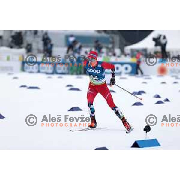 Harald Oestberg Amundsen (NOR) competes at Cross country Men 15 km Interval start Free at Planica 2023 World Nordic Championships, Slovenia on March 1, 2023