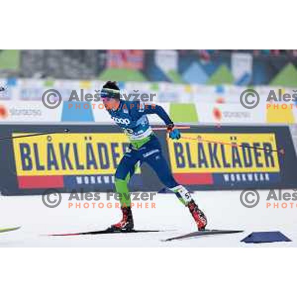 Miha Simenc (SLO) competes at Cross country Men 15 km Interval start Free at Planica 2023 World Nordic Championships, Slovenia on March 1, 2023