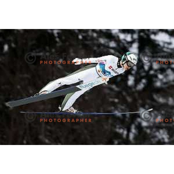 Maja Vtic (SLO) competes in Ski jumping Women Large Hill at Planica 2023 World Nordic Championships, Slovenia on March 1, 2023