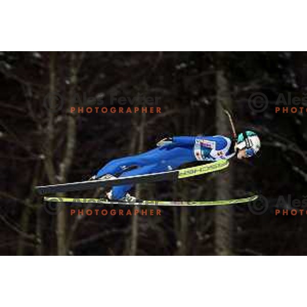 Nika Kriznar (SLO) competes in Ski jumping Women Large Hill at Planica 2023 World Nordic Championships, Slovenia on March 1, 2023