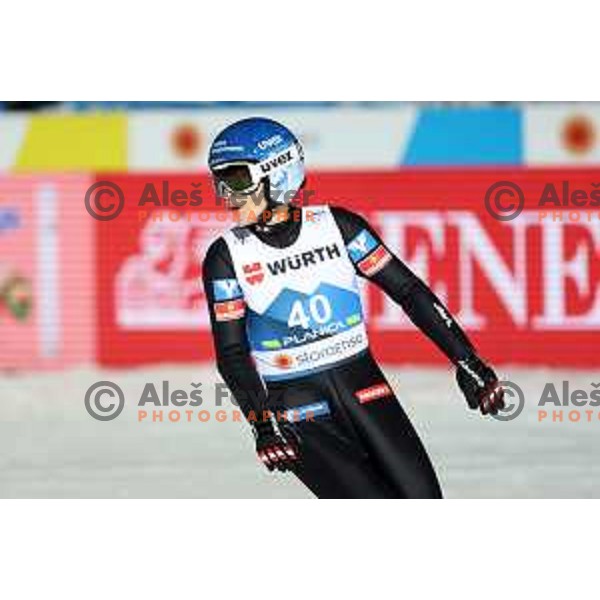 Eva Pinkelnig (AUT) competes in Ski jumping Women Large Hill at Planica 2023 World Nordic Championships, Slovenia on March 1, 2023