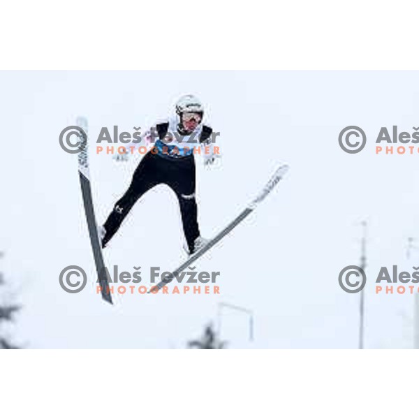 Domen Prevc (SLO) during Men Large Hill Individual Qualifications Planica 2023 World Nordic Ski Championships in Kranjska Gora, Slovenia on March 2, 2023