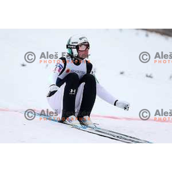 Domen Prevc (SLO) during Men Large Hill Individual Qualifications Planica 2023 World Nordic Ski Championships in Kranjska Gora, Slovenia on March 2, 2023