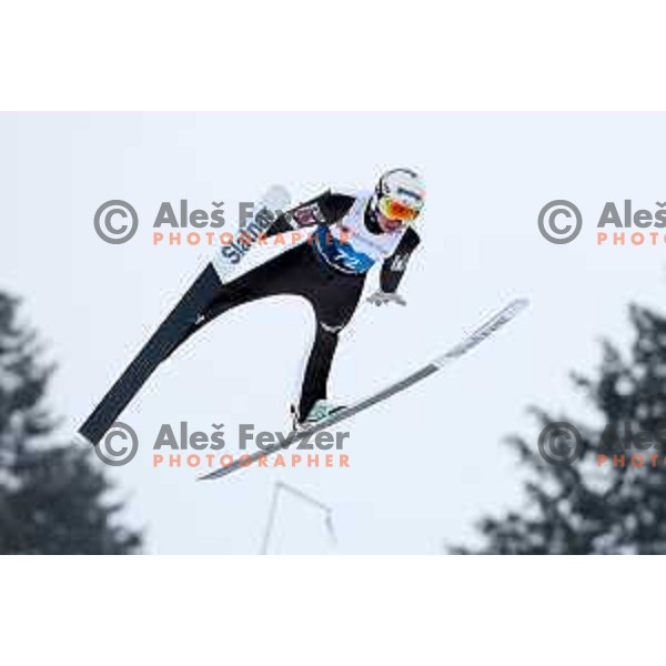 Anze Lanisek (SLO) during Men Large Hill Individual Qualifications Planica 2023 World Nordic Ski Championships in Kranjska Gora, Slovenia on March 2, 2023