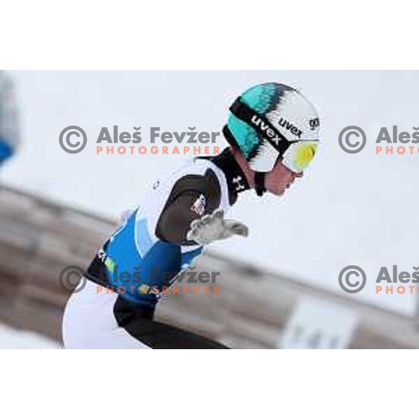 Anze Lanisek (SLO) during Men Large Hill Individual Qualifications Planica 2023 World Nordic Ski Championships in Kranjska Gora, Slovenia on March 2, 2023