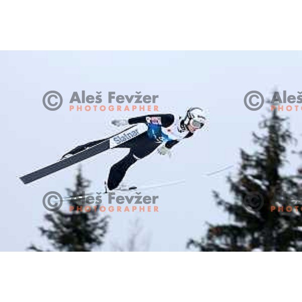 Lovro Kos (SLO) during Men Large Hill Individual Qualifications Planica 2023 World Nordic Ski Championships in Kranjska Gora, Slovenia on March 2, 2023