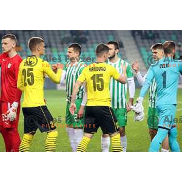 during Prva Liga Telemach 2022-2023 football match between Olimpija and Kalcer Radomlje in SRC Stozice, Ljubljana, Slovenia on March 4, 2023