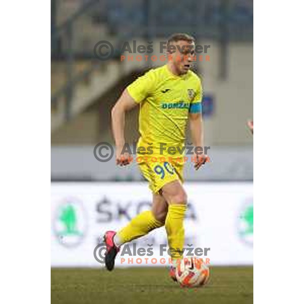 Zeni Husmani in action during Prva Liga Telemach 2022-2023 football match between Domzale and Koper in Domzale, Slovenia on March 4, 2023