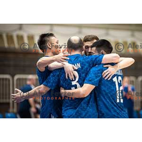 in action during Futsal World Cup 2024 qualification match between Slovenia and Kazakhstan in Dvorana Tabor, Maribor, Slovenia on March 8, 2023. Photo: Jure Banfi