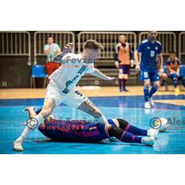 in action during Futsal World Cup 2024 qualification match between Slovenia and Kazakhstan in Dvorana Tabor, Maribor, Slovenia on March 8, 2023. Photo: Jure Banfi