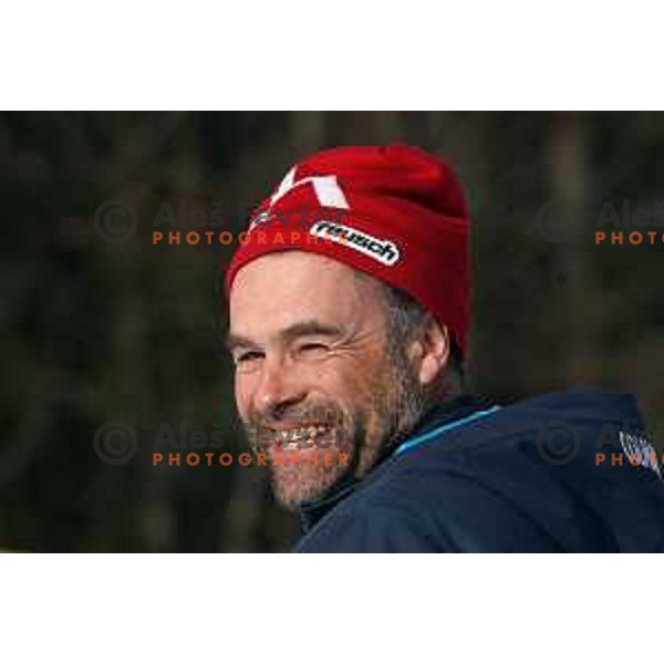 Janez Slivnik (SLO) during course inspection of AUDI FIS Ski World Cup Giant Slalom for 62.Vitranc Cup, Kranjska Gora, Slovenia on March 11, 2023