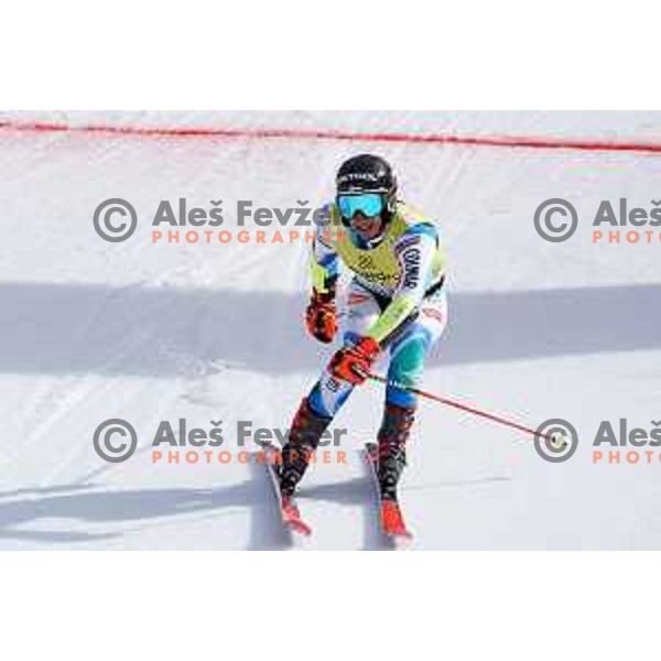 Zan Kranjec (SLO) at AUDI FIS Ski World Cup Giant Slalom for 62.Vitranc Cup, Kranjska Gora, Slovenia on March 12, 2023