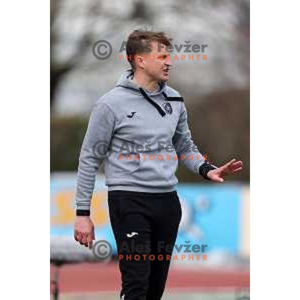Ales Arnol, head coach of Bravo during Prva Liga Telemach 2022-2023 football match between Bravo and Gorica in Ljubljana, Slovenia on March 19, 2023