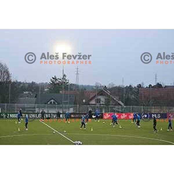 Practice session of Slovenia National Football team in Kranj on March 20, 2023