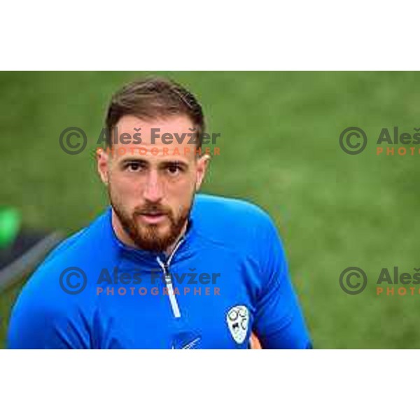 Jan Oblak at practice session of Slovenia National Football team in Kranj on March 20, 2023