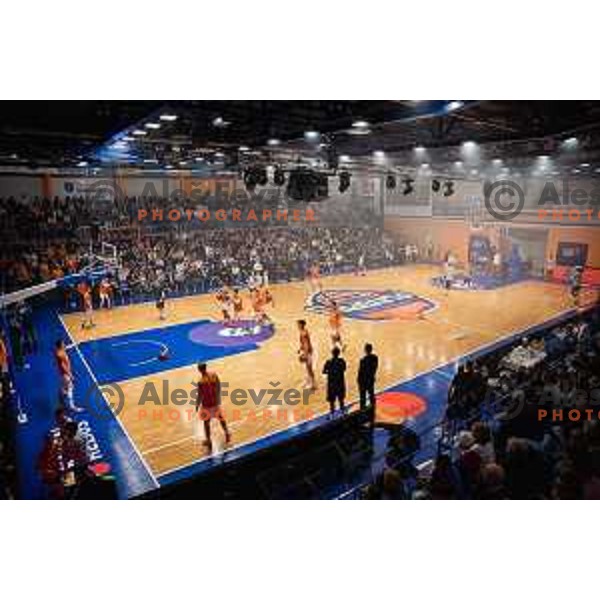 during ABA League 2 2022-2023 final match between Helios Suns and Krka (SLO) in Domžale, Slovenia on April 16, 2023. Foto: Filip Barbalić