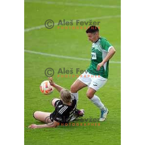 Manja Rogan in action during Pivovarna Union Slovenian Cup match between ZNK Mura Nona and ZNK Olimpija in Celje on May 6, 2023