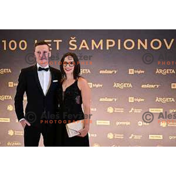 Anze Lanisek during Gala event The Night of the Champions in Ljubljana, Slovenia on May 9, 2023