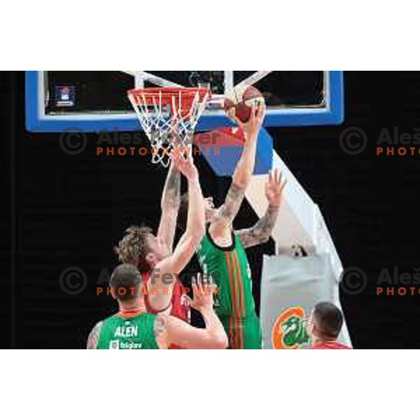 Josh Adams in action during the third match of quarter-final of ABA league between Cedevita Olimpija and FMP in Ljubljana, Slovenia on May 13, 2023
