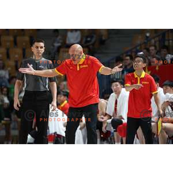 Aleksandar Djordjevic, head coach of China during friendly basketball game between Slovenia and China in Zlatorog Arena, Celje, Slovenia on July 25, 2023