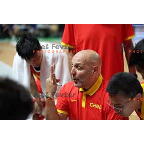 Aleksandar Djordjevic, head coach of China during friendly basketball game between Slovenia and China in Zlatorog Arena, Celje, Slovenia on July 25, 2023