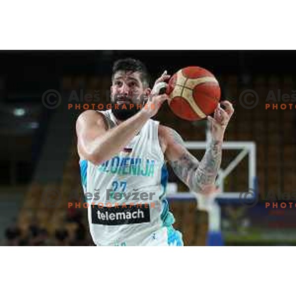 Ziga Dimec in action during friendly basketball game between Slovenia and China in Zlatorog Arena, Celje, Slovenia on July 25, 2023