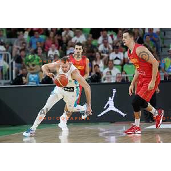 Zoran Dragic in action during friendly basketball match in preparation for World Cup 2023 between Slovenia and Montenegro in Ljubljana, Slovenia on August 8, 2023 
