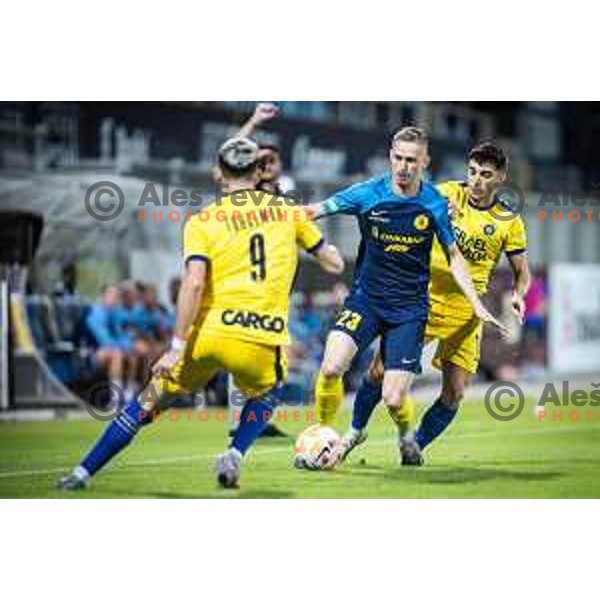 in action during UEFA Europa Conference League qualifications football match between Celje and Maccabi Tel Aviv in Arena z’dezele, Celje, Slovenia on August 31, 2023. Photo: Jure Banfi