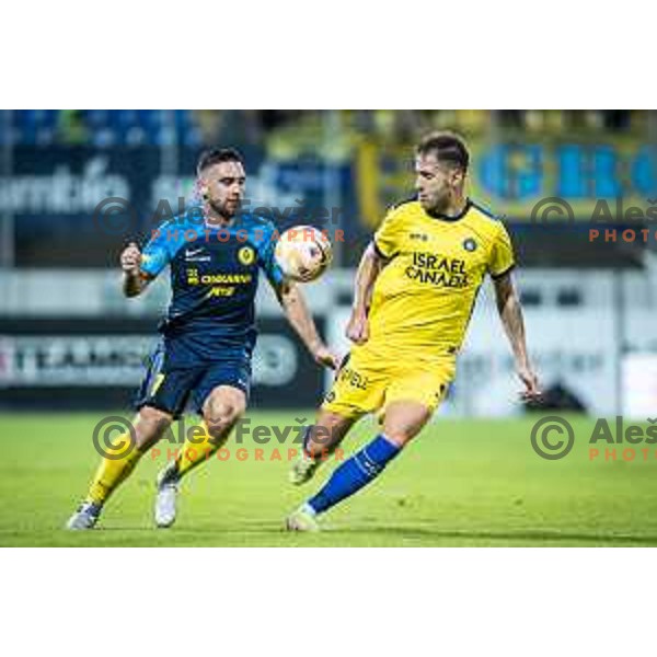 Aljosa Matko in action during UEFA Europa Conference League qualifications football match between Celje and Maccabi Tel Aviv in Arena z’dezele, Celje, Slovenia on August 31, 2023. Photo: Jure Banfi