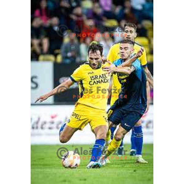 in action during UEFA Europa Conference League qualifications football match between Celje and Maccabi Tel Aviv in Arena z’dezele, Celje, Slovenia on August 31, 2023. Photo: Jure Banfi