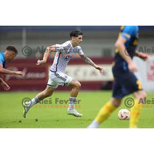 Marin Lausic in action during Prva liga Telemach 2023/2024 football match between Celje and Maribor in Celje, Slovenia on September 3, 2023 