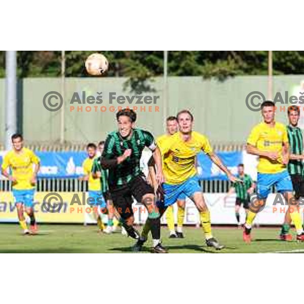 in action during 2.SNL League football match between Rudar Velenje and Beltinci in Velenje, Slovenia on September 9, 2023