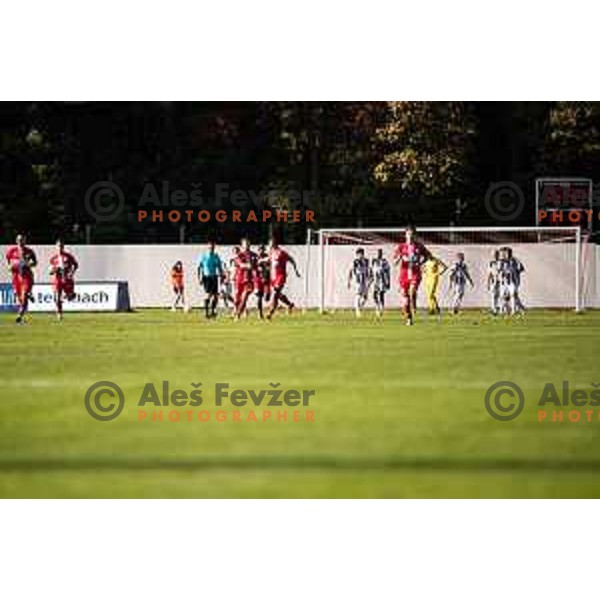 during Prva liga Telemach football match between Aluminij and Rogaska in Kidricevo, Slovenia on September 16, 2023.