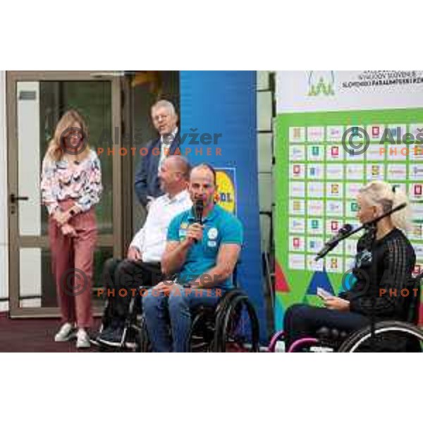 Anej Doplihar at Parafest of Slovenia Paralympic team, Ljubljana on September 21, 2023 