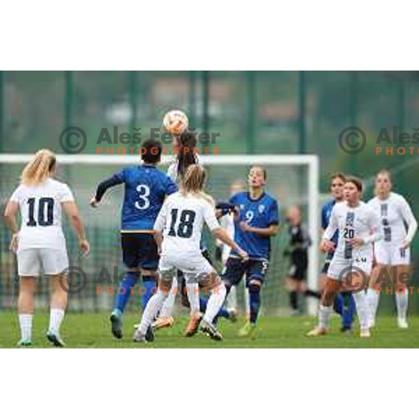 of Slovenia in action during WA -19 European Championships 2024 Qualifiers between Slovenia and Kosovo in Catez ob Savi, Slovenia on November 14, 2023