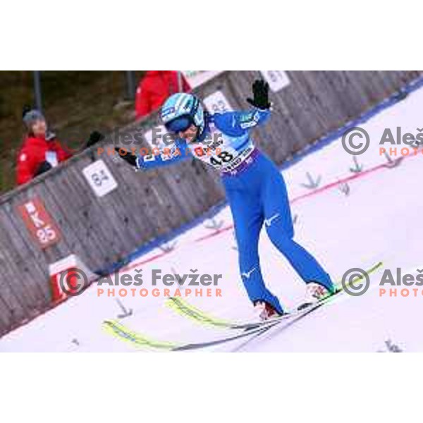 Yukli Ito (JPN) in action during FIS World Cup ski jumping Women’s competition in Ljubno ob Savinji, Slovenia on January 28, 2024 