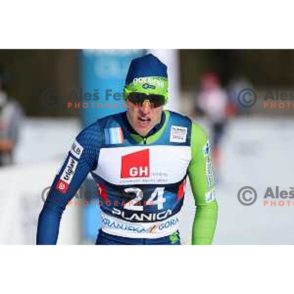 Nejc Stern (SLO) during Men\'s Sprint Free Under 23 semi-final at Planica FIS Nordic Junior World Ski Championships, Slovenia on February 6, 2024 