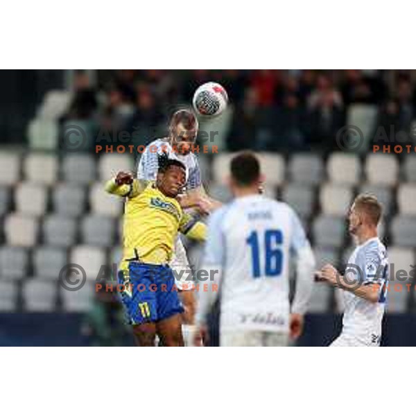 In action during Prva liga Telemach 2023/2024 football match between Koper and Celje in Koper, Slovenia on March 14, 2024