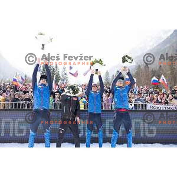 Team Competition during the Final of the World Cup ski jumping in Planica, Slovenia on March 23, 2024