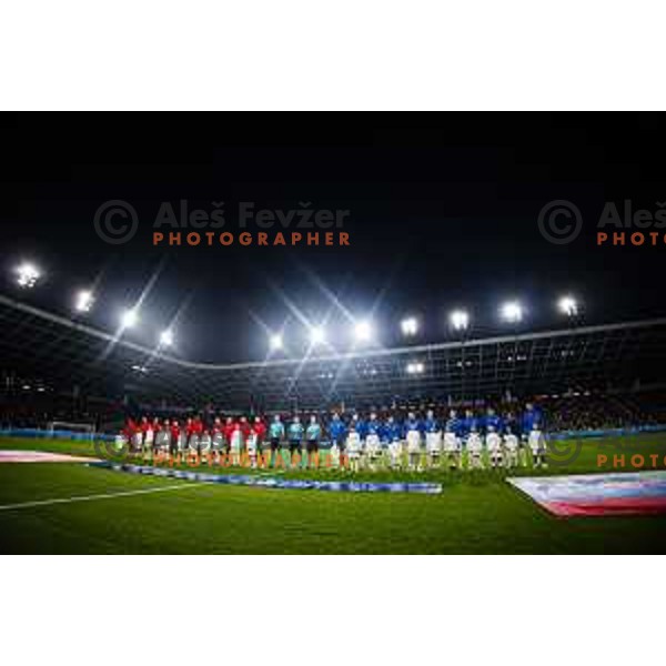 Team Portugal and team Slovenia in action during Friendly football match between Slovenia and Portugal in Stadium Stozice, Slovenia on March 26, 2024. Photo: Grega Valancic