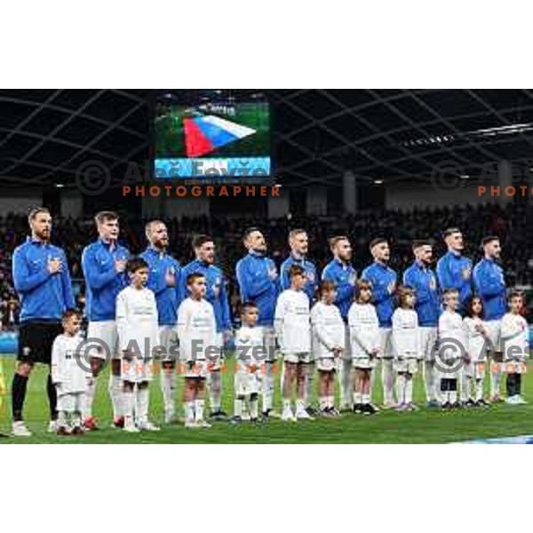 after friendly football match between Slovenia and Portugal in Ljubljana, Slovenia on March 26, 2024