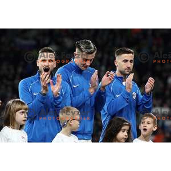 after friendly football match between Slovenia and Portugal in Ljubljana, Slovenia on March 26, 2024