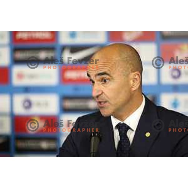 during press conference after friendly football match between Slovenia and Portugal in Ljubljana, Slovenia on March 26, 2024