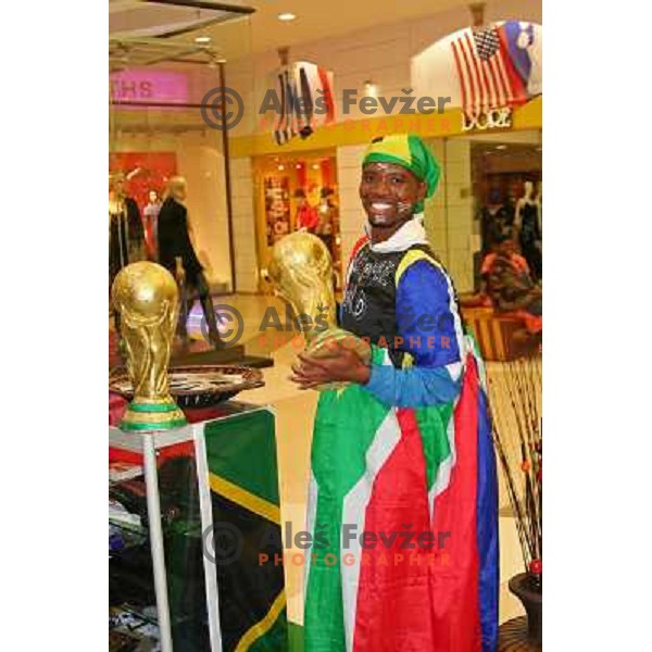 Sandton mall, Johannesburg during FIFA 2010 World Cup in South Africa on June 10th 2010 